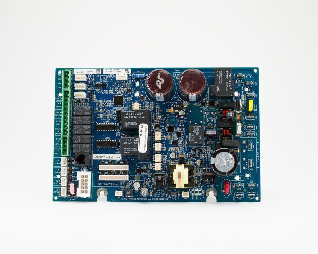 This listing/ Item is for the REPAIR of a PCB-PRO main controller board.

After purchasing or selecting the buy-it-now, Salt Solutions will email you a shipping label making easy drop off at any UPS drop box, Store, or terminal. We repair your circuit board with a 1-2 day turn-around and ship your repaired product back to you with a one (1) year warranty. Salt Solutions repairs the main PCB with a better than factory repair by improving on its original build.
Immediate shipping is available with corresponding core charge
THIS PRODUCT IS NOT A GENUINE HAYWARD® TURBO CELL® SALT CELL AND IS NOT CERTIFIED NOR AUTHORIZED BY HAYWARD INDUSTRIES. HAYWARD INDUSTRIES HAS NO AFFILIATION WITH SALT SOLUTIONS AND HAYWARD DOES NOT WARRANTY OR GUARANTY THIS PRODUCT. ALL WARRANTIES ARE EXCLUSIVELY PROVIDED BY SALT SOLUTIONS, INC.
THE HAYWARD®, TURBO CELL®, GOLDLINE®, T-CELL™, AND GLX-CELL™ TRADEMARKS ARE EXCLUSIVELY OWNED BY HAYWARD INDUSTRIES, AND SALT SOLUTIONS MAKES NO CLAIMS AS TO OWNERSHIP OR LICENSE OF THOSE MARKS.